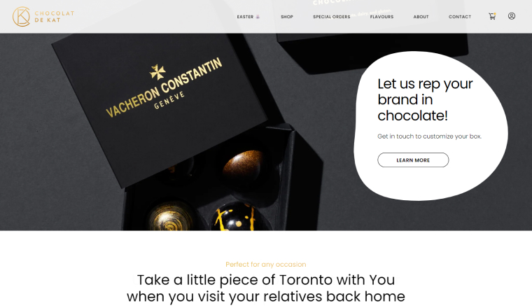 Image for Custom Shopify eCommerce Design & Development - Chocolat De Kat