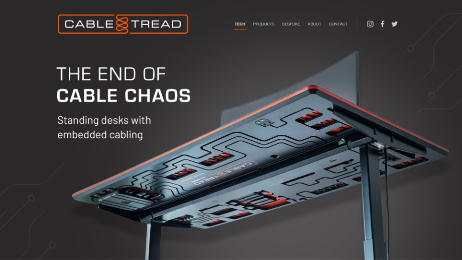 Image for Single-Page Website With Custom Squarespace Theme - CableTread Website