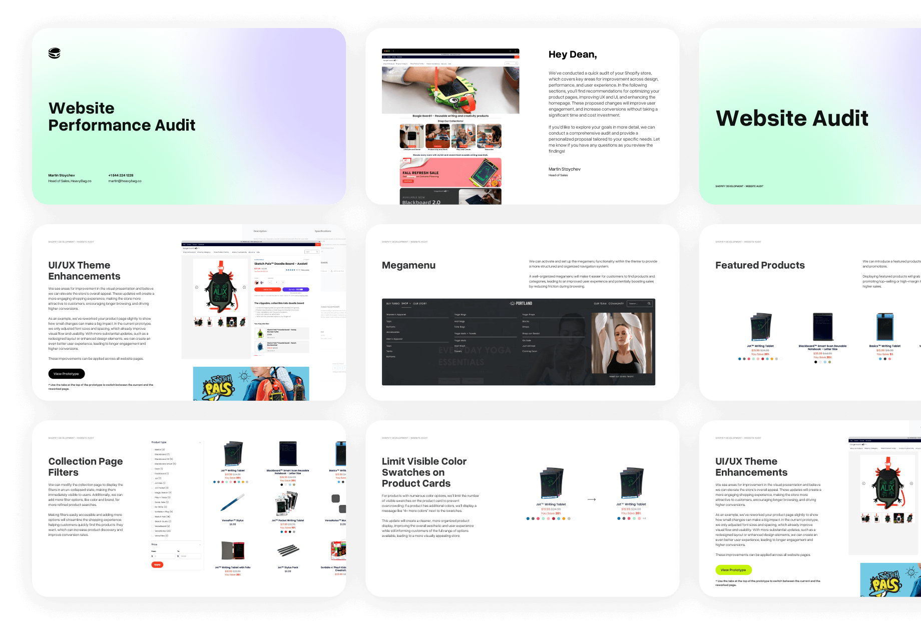 Websites Screenshots Grid Image