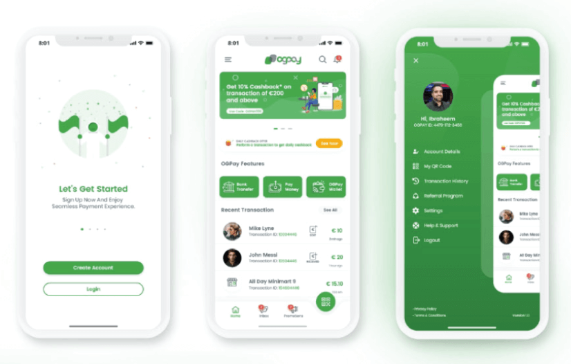 Examples Mobile Menu Design and 6 Practices