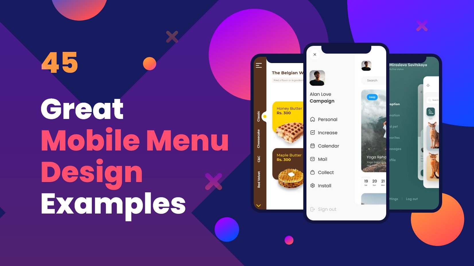 Mobile menu design: Thiết kế menu di động chuyên nghiệp đã bao giờ dễ dàng đến vậy! Với các công cụ thiết kế đơn giản, bạn có thể tạo ra các menu hấp dẫn, dễ sử dụng trên điện thoại di động và mang lại trải nghiệm tốt nhất cho người dùng.