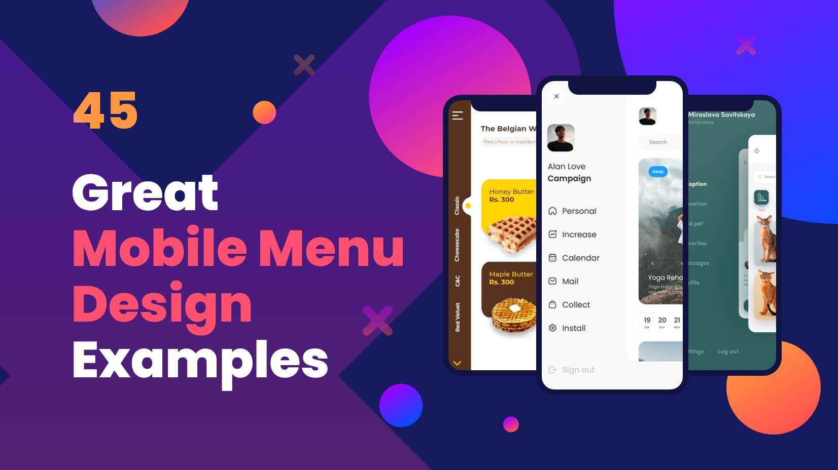 Mobile Menu Examples