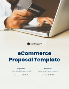  11 Free Web Design & Development Project Proposal Templates : eCommerce