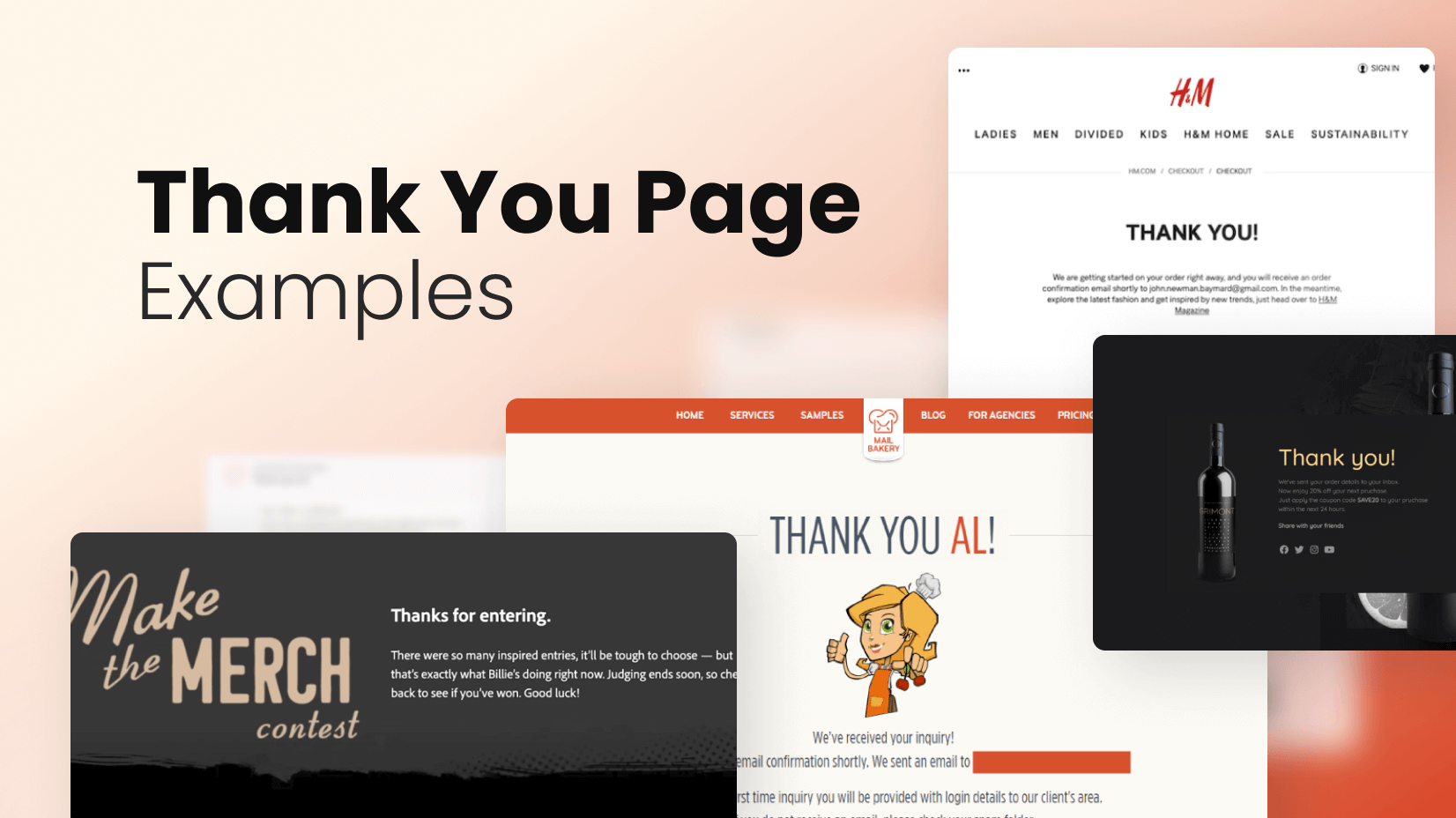 6 Creative Thank You Page Examples That Drive Engagement