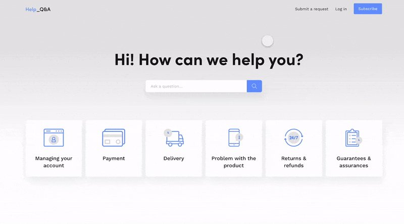 Search Box Design Examples
