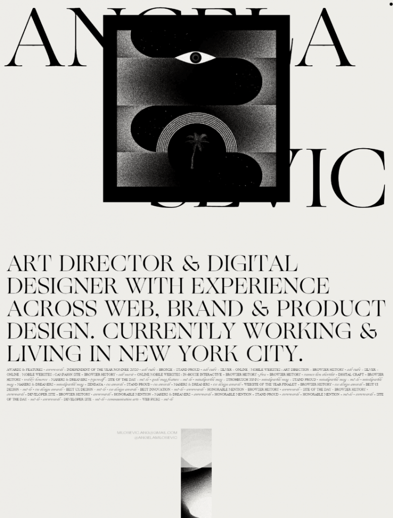 web typography examples