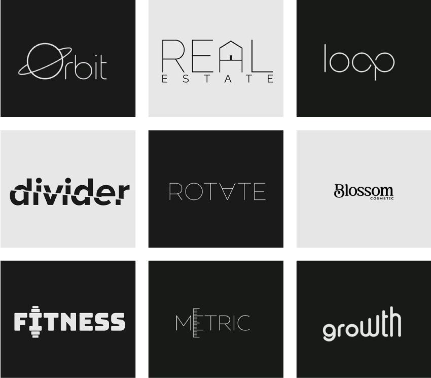 clicks  Typographic logo design, Typographic logo, Text logo design