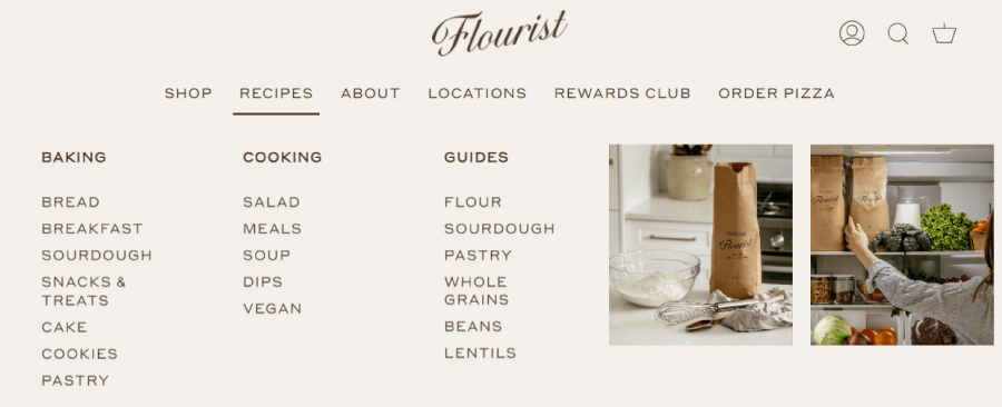 Shopify Blogs That Nail the Art of Blogging Flourist Recipes Blog Categories