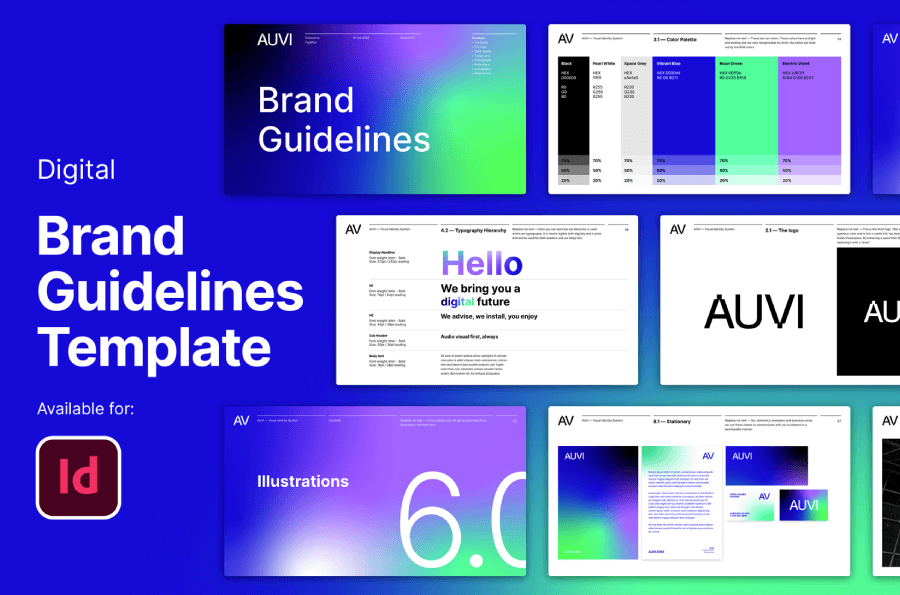 100 Free and Paid Brand Guidelines Templates (2023)