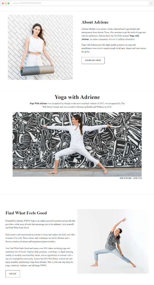 Yoga Website Design, Websites for Yoga Teachers