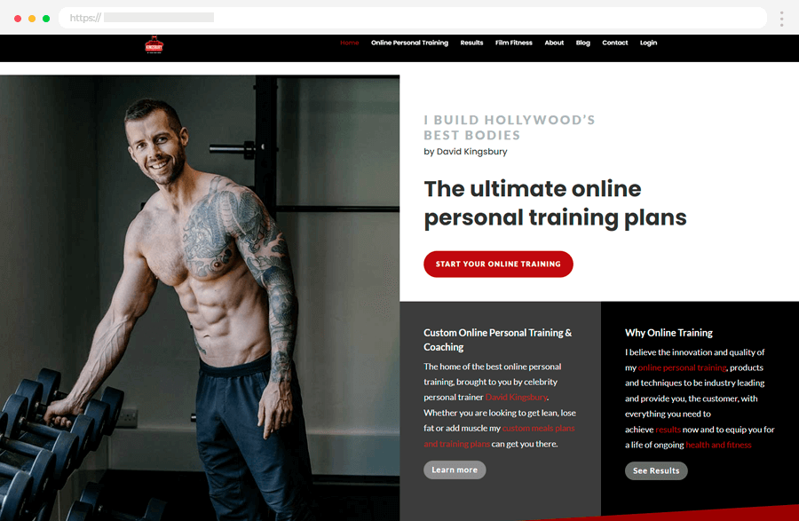 Best Personal Trainer Websites 18 Great Examples Tips