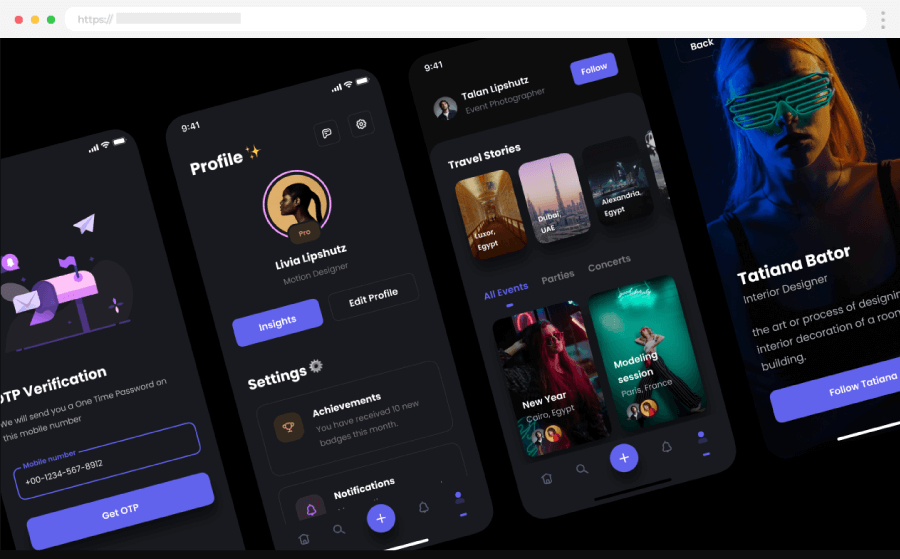 Mobile App Design Templates Dlex Startup Mobile Apps