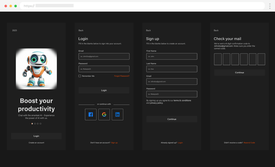 Free UI Mobile Design Templates