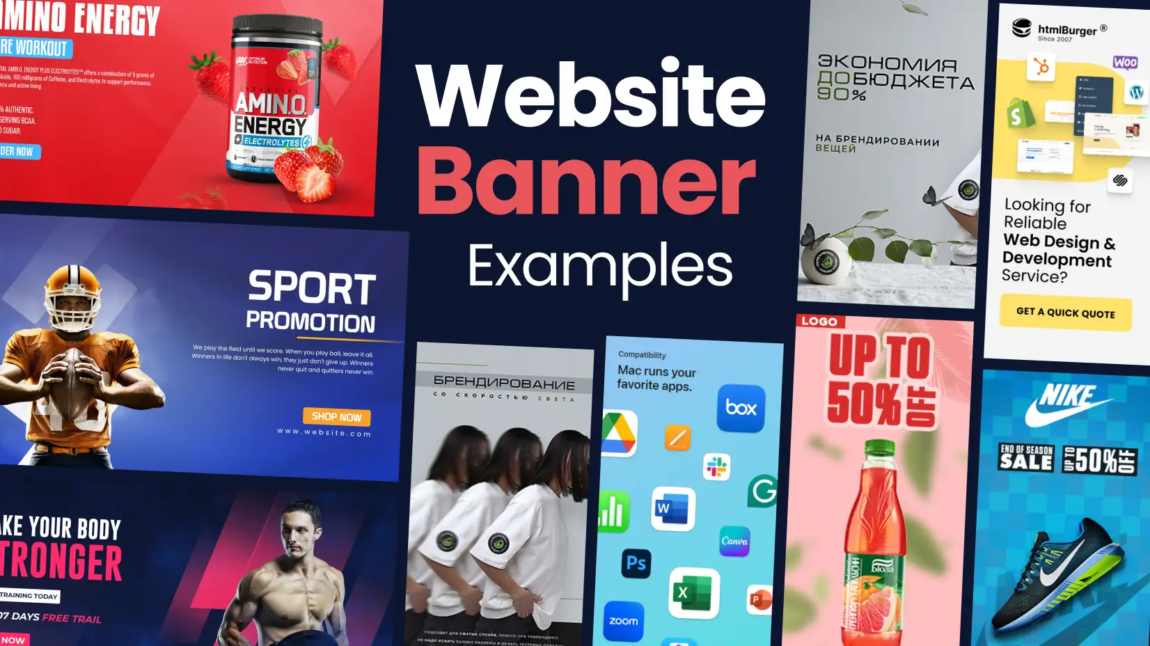 25 Clickable Website Banner Examples for Inspiration