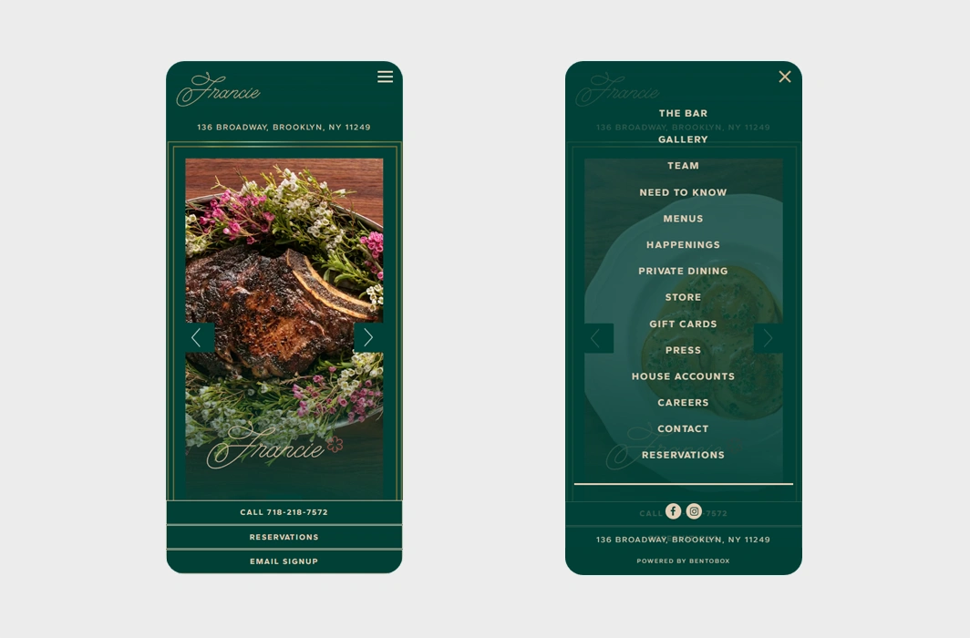 15 Must-See Restaurant Mobile Website Design Examples