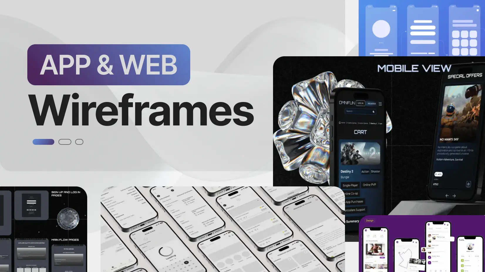 25 App and Website Wireframe Examples for Inspiration