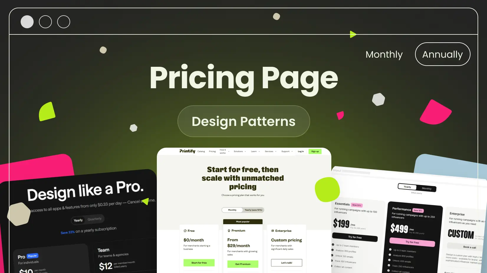 Pricing Page Design Patterns That Improve User Choice