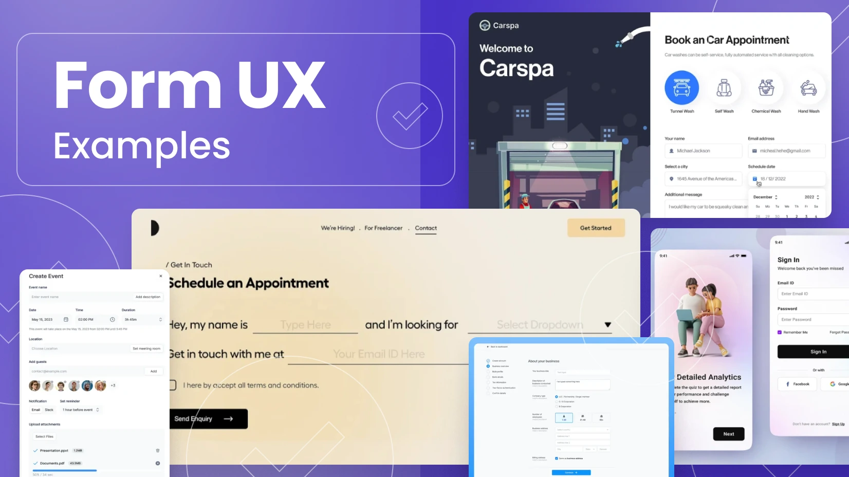 18 Form UX Examples for Smart UX Choices and User Confidence