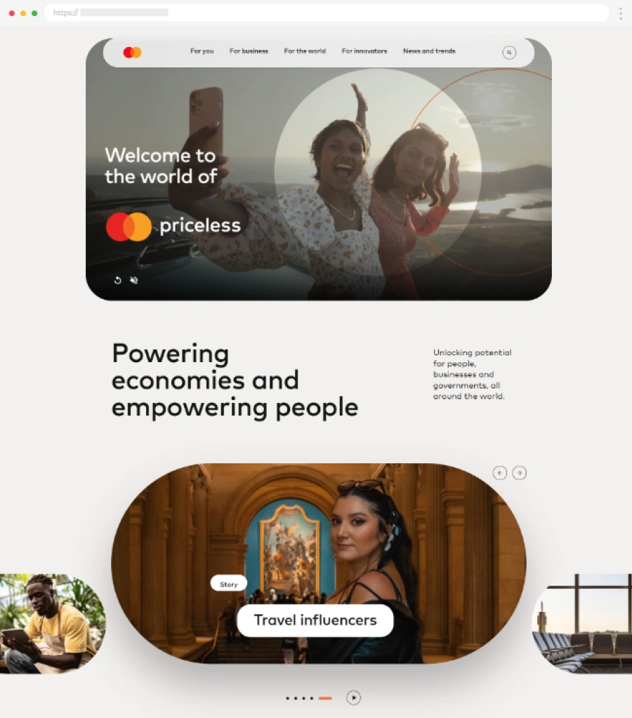 Finance Websites Example 01 Mastercard