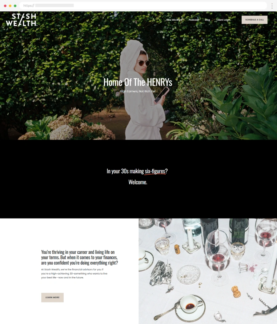 Finance Websites Example 08 Stash Wealth