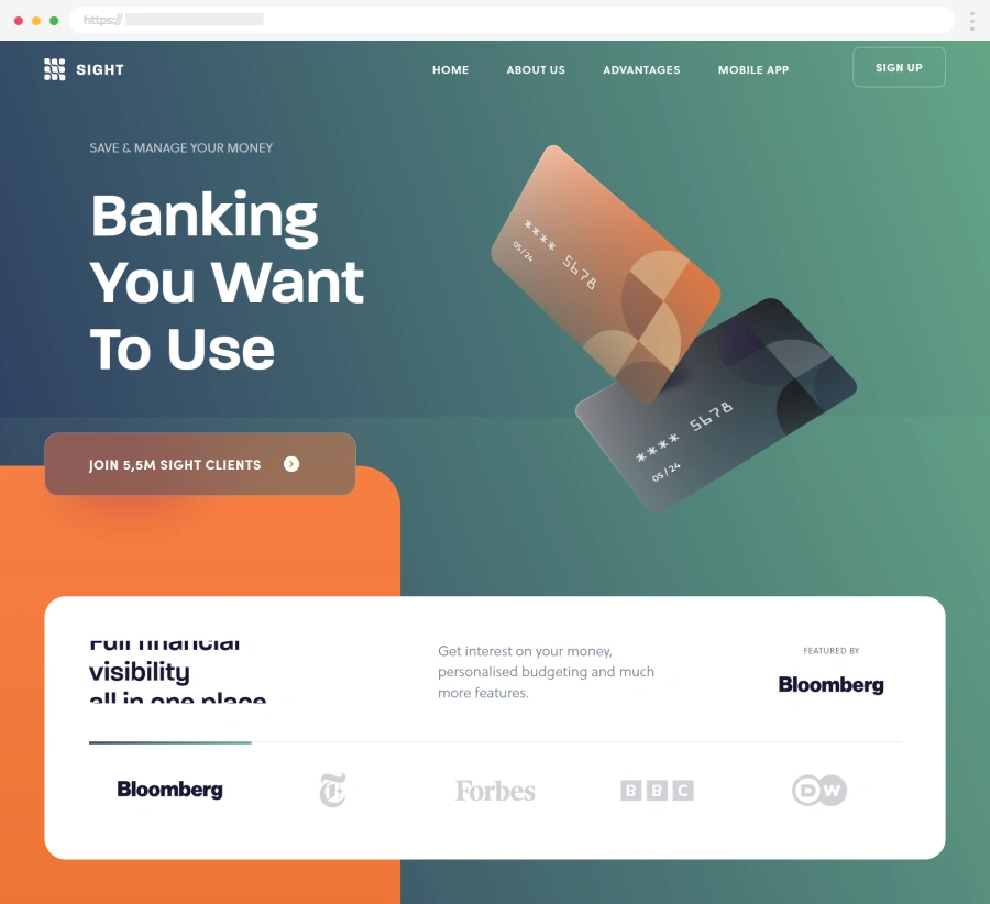 Finance Websites Example 15 Sight